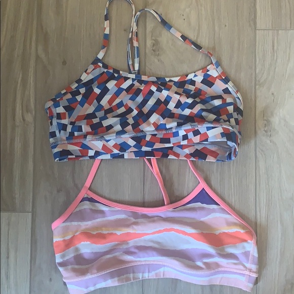 lululemon athletica Other - Lululemon Flow Y Sports Bras (TWO) Sz 8